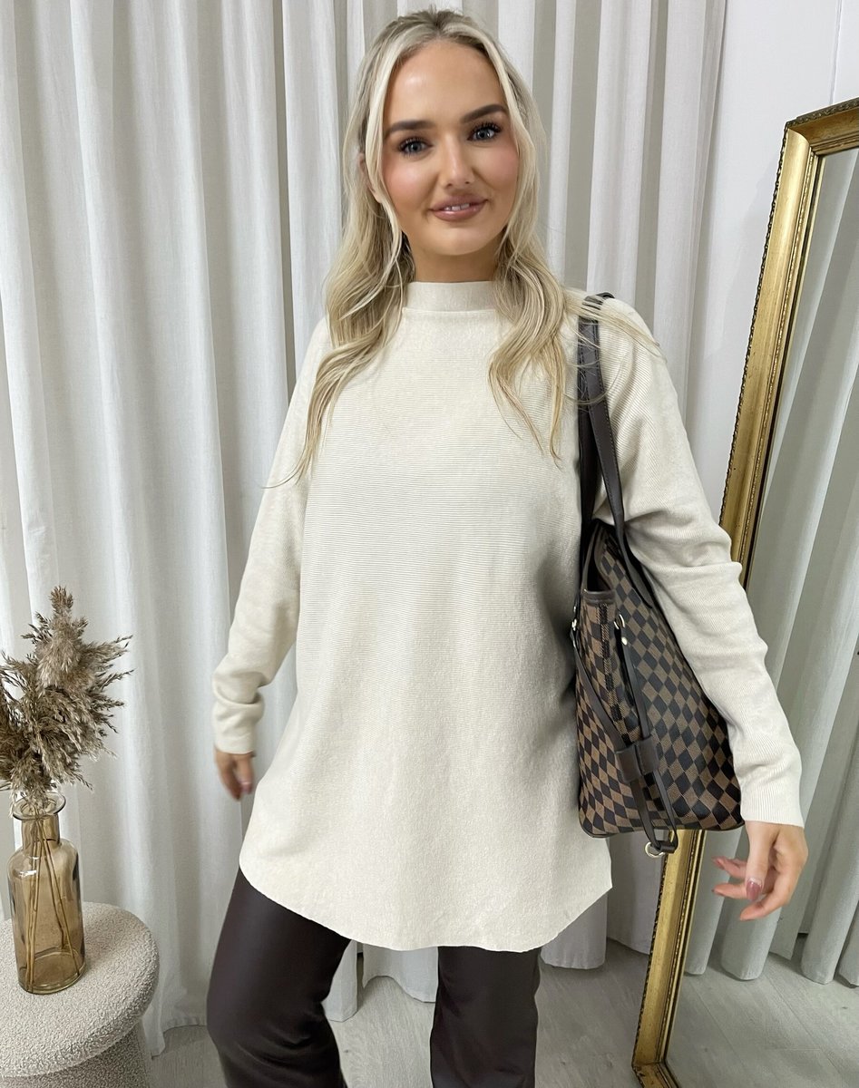 Loose Long Sleeve Knitted Jumper - She Wears Glory Beverly Hills