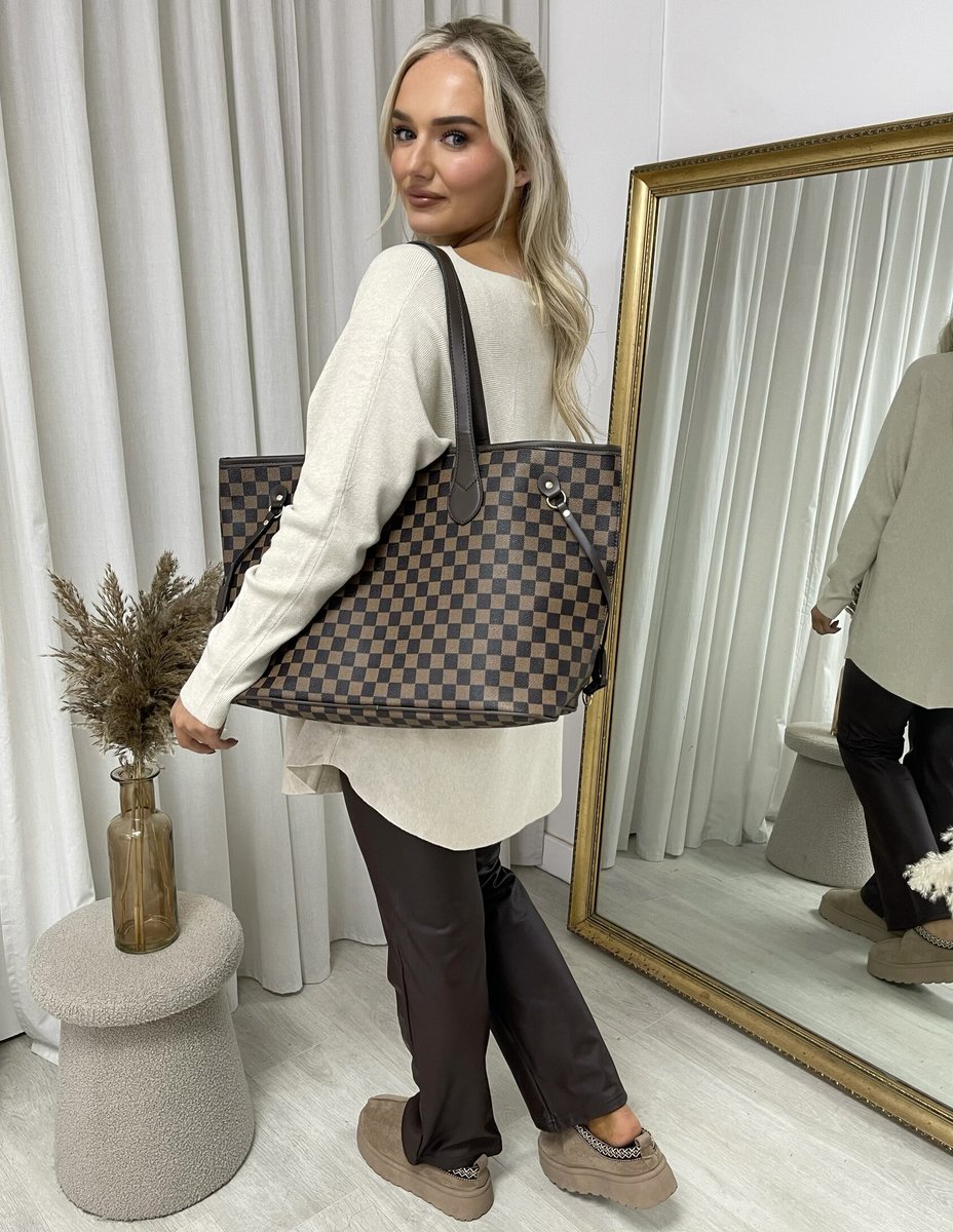 Loose Long Sleeve Knitted Jumper - She Wears Glory Beverly Hills