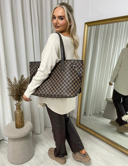 Loose Long Sleeve Knitted Jumper - She Wears Glory Beverly Hills