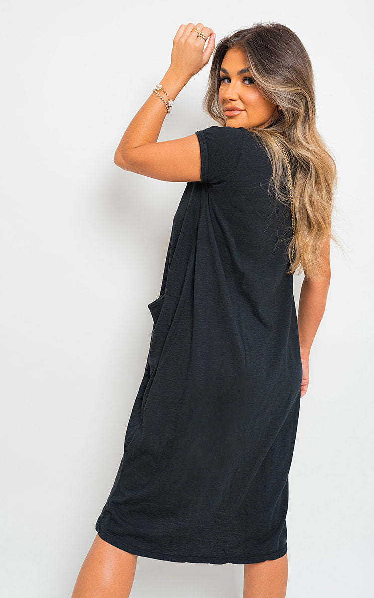 She Wears Glory™ Short Sleeve with Front Pockets Top
