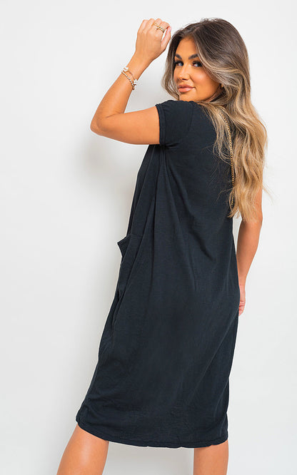 She Wears Glory™ Short Sleeve with Front Pockets Top