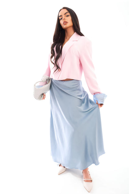 Lightweight High Waisted Maxi Skirt - She Wears Glory Beverly Hills