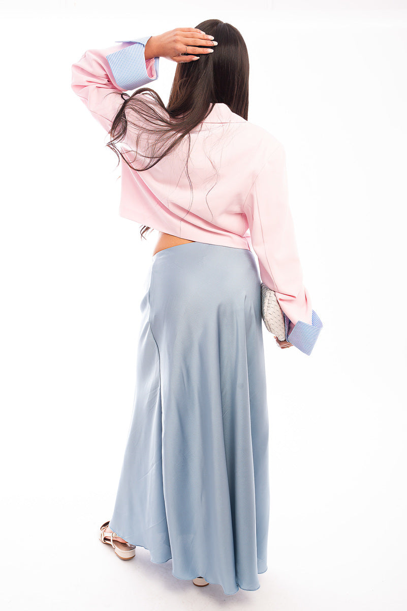 Lightweight High Waisted Maxi Skirt - She Wears Glory Beverly Hills