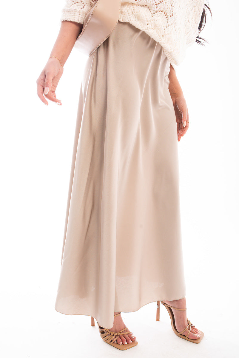 Lightweight High Waisted Maxi Skirt - She Wears Glory Beverly Hills