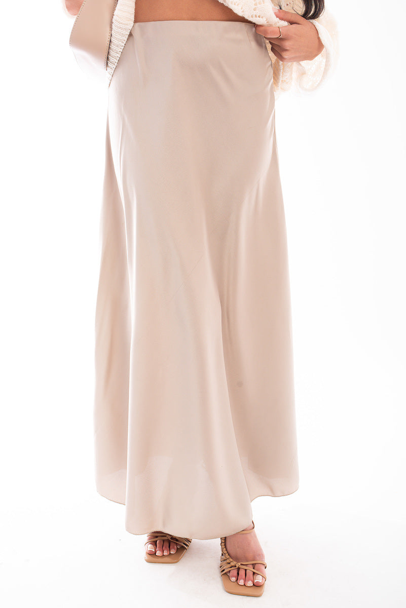 Lightweight High Waisted Maxi Skirt - She Wears Glory Beverly Hills
