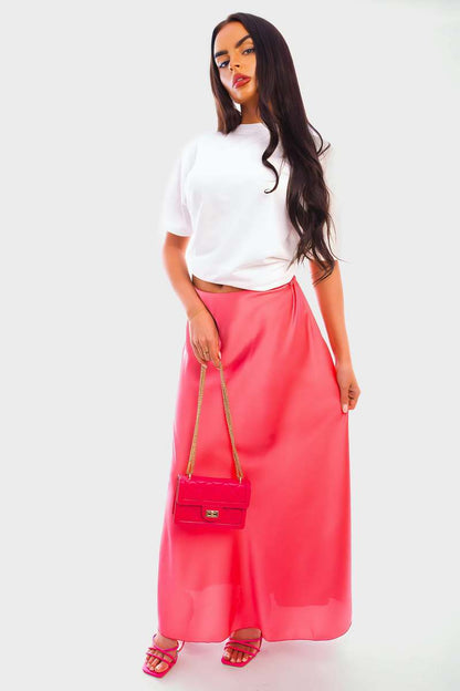 Lightweight High Waisted Maxi Skirt - She Wears Glory Beverly Hills
