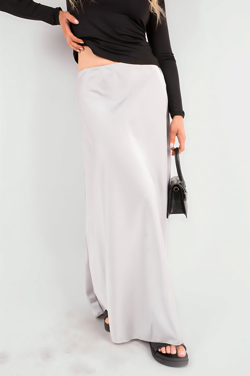 Lightweight High Waisted Maxi Skirt - She Wears Glory Beverly Hills