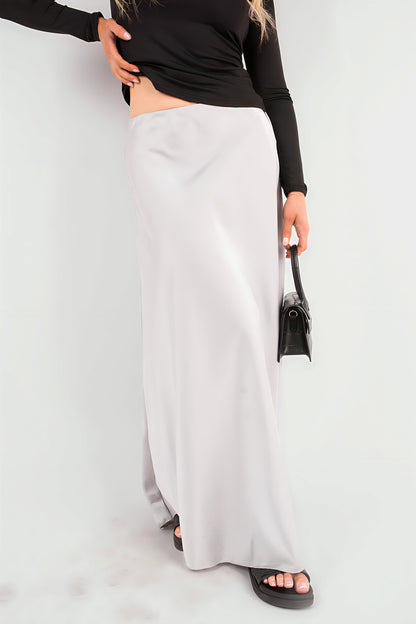 Lightweight High Waisted Maxi Skirt - She Wears Glory Beverly Hills