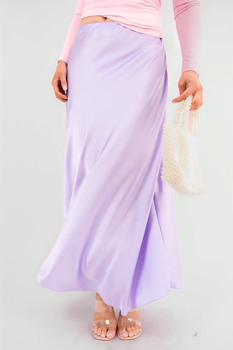Lightweight High Waisted Maxi Skirt - She Wears Glory Beverly Hills