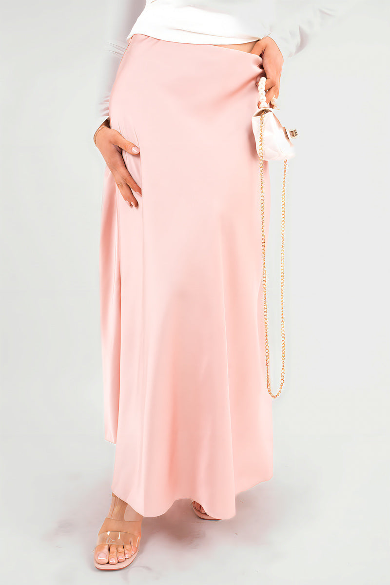 Lightweight High Waisted Maxi Skirt - She Wears Glory Beverly Hills