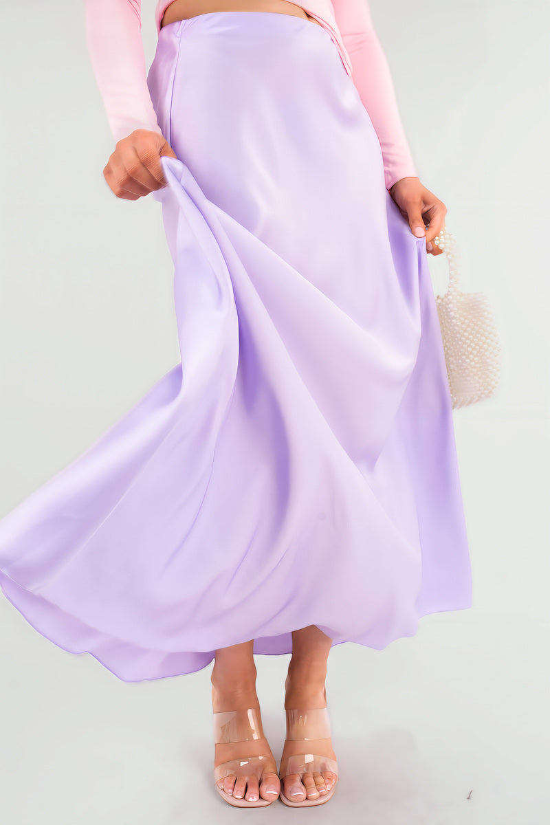 Lightweight High Waisted Maxi Skirt - She Wears Glory Beverly Hills