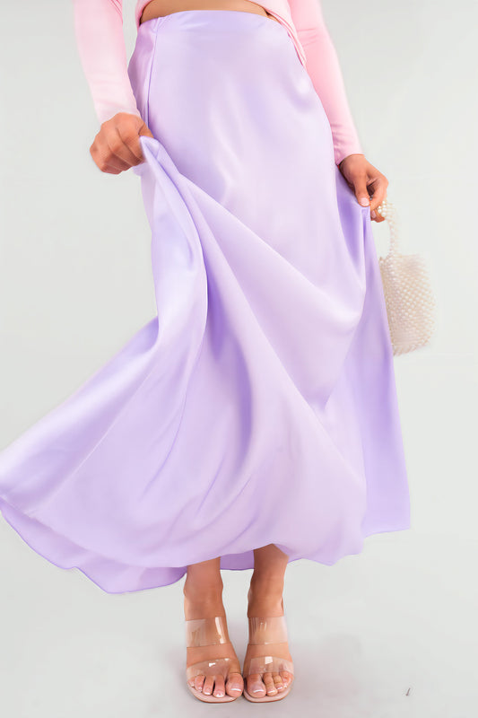 Lightweight High Waisted Maxi Skirt - She Wears Glory Beverly Hills