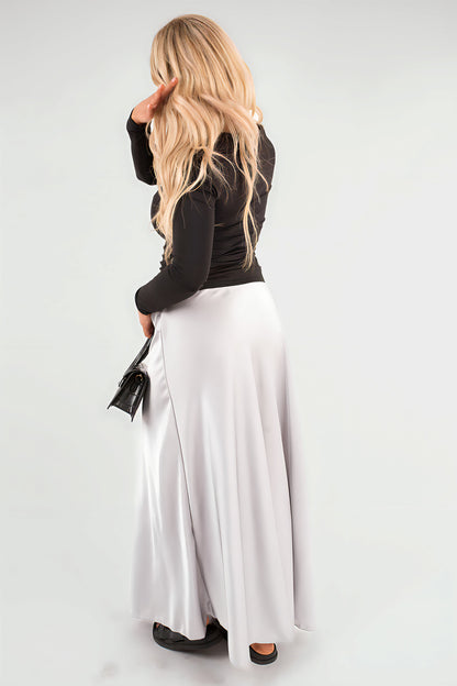 Lightweight High Waisted Maxi Skirt - She Wears Glory Beverly Hills