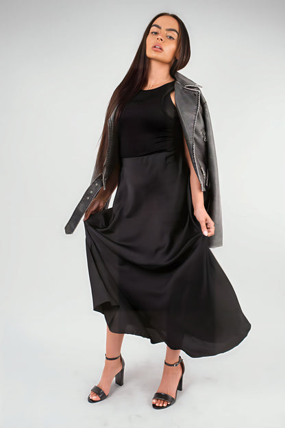 She Wears Glory™ Lightweight High Waisted Maxi Skirt