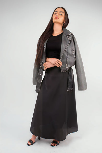 She Wears Glory™ Lightweight High Waisted Maxi Skirt