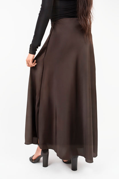 She Wears Glory™ Lightweight High Waisted Maxi Skirt