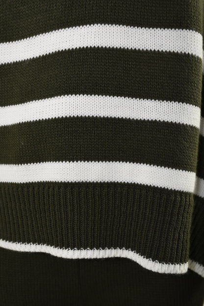 She Wears Glory™ Knitted Striped Long Sleeve Top and  Pants Co-ord Set