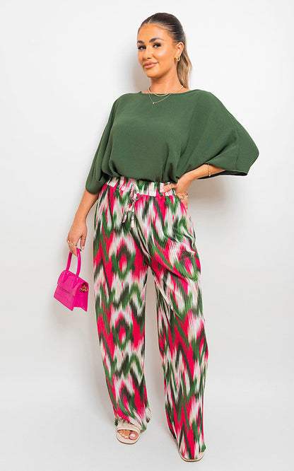 She Wears Glory™ Oversized Batwing Sleeve Casual Tops