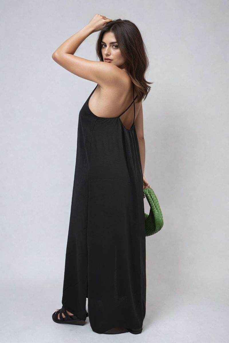 She Wears Glory™ Spaghetti Strap Side Slit Maxi Dress