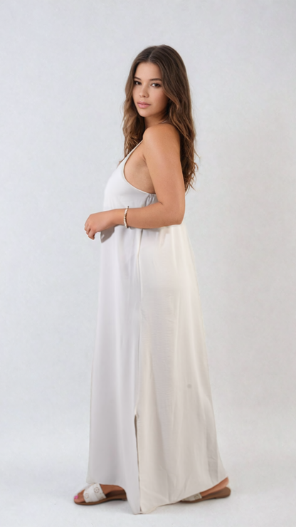 She Wears Glory™ Spaghetti Strap Side Slit Maxi Dress