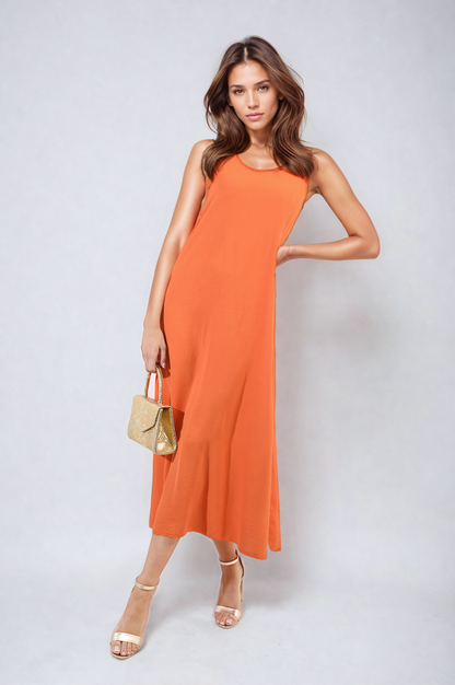 She Wears Glory™ Spaghetti Strap Side Slit Maxi Dress