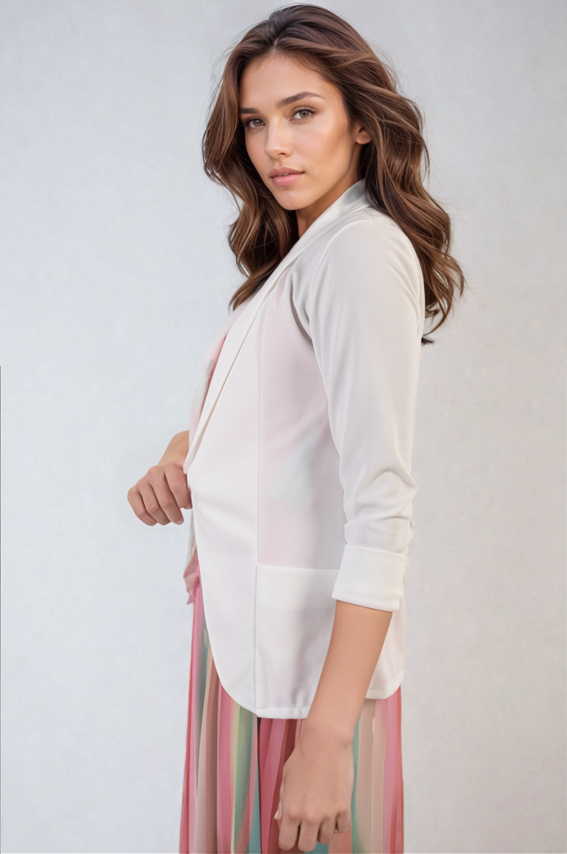 Open Front Cardigan with Front Pockets - She Wears Glory Beverly Hills