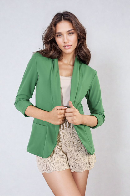 Open Front Cardigan with Front Pockets - She Wears Glory Beverly Hills