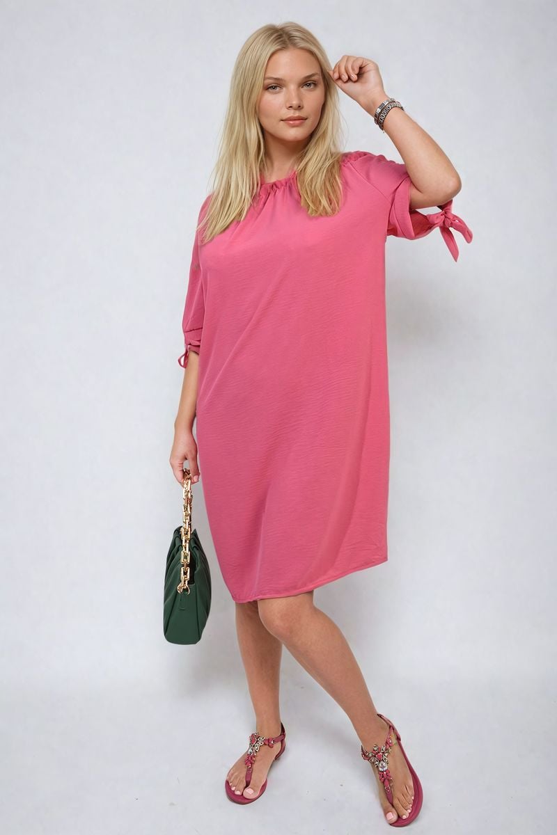 Knot Cuff Off Shoulder Mini Dress - She Wears Glory Beverly Hills