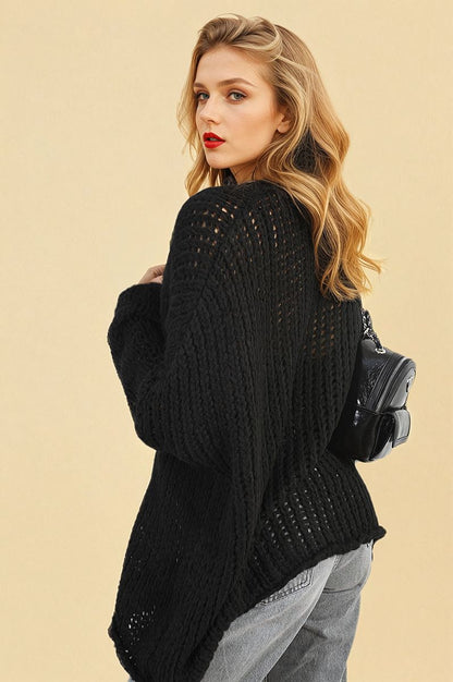 She Wears Glory™ Chunky Long Sleeve Knitted Cardigan