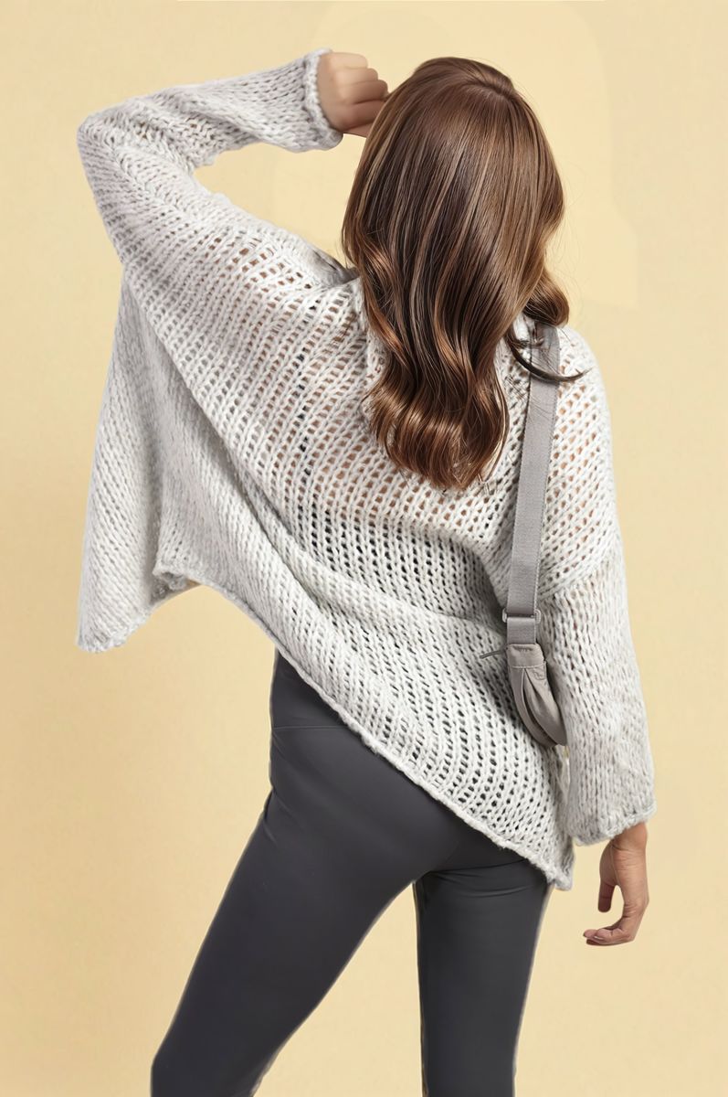 She Wears Glory™ Chunky Long Sleeve Knitted Cardigan