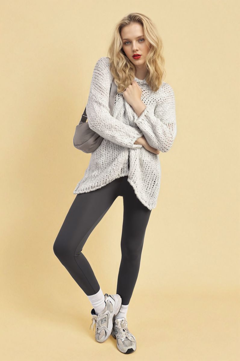 She Wears Glory™ Chunky Long Sleeve Knitted Cardigan