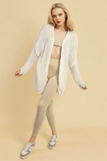 She Wears Glory™ Chunky Long Sleeve Knitted Cardigan