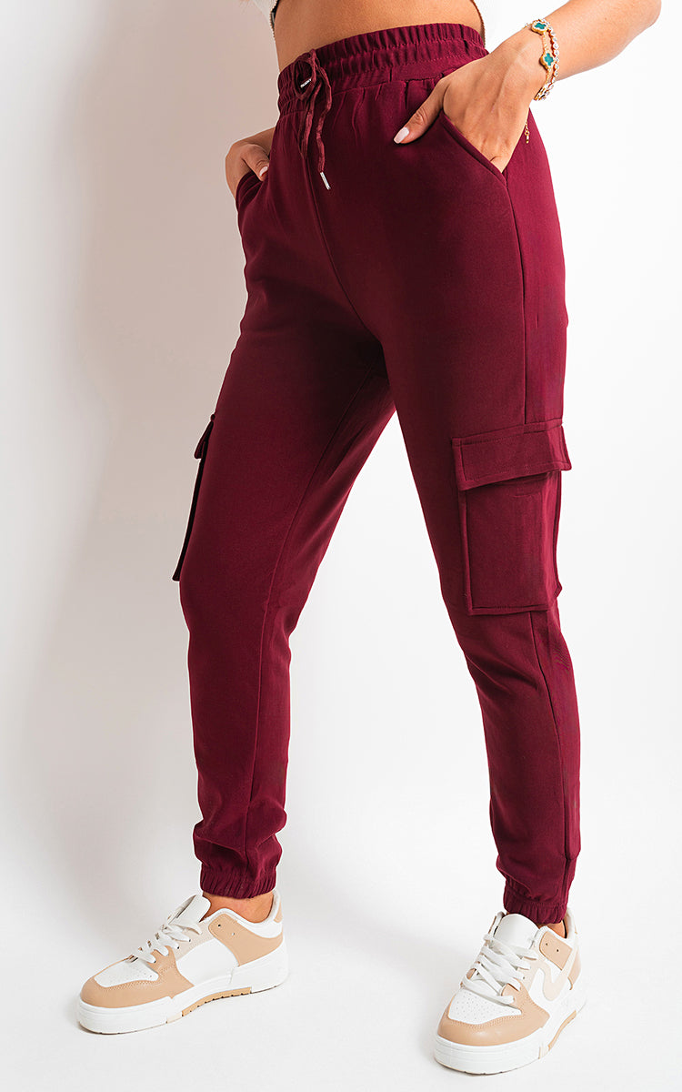 She Wears Glory™ Fleece Lined Cargo Pocket Trouser with Drawstring