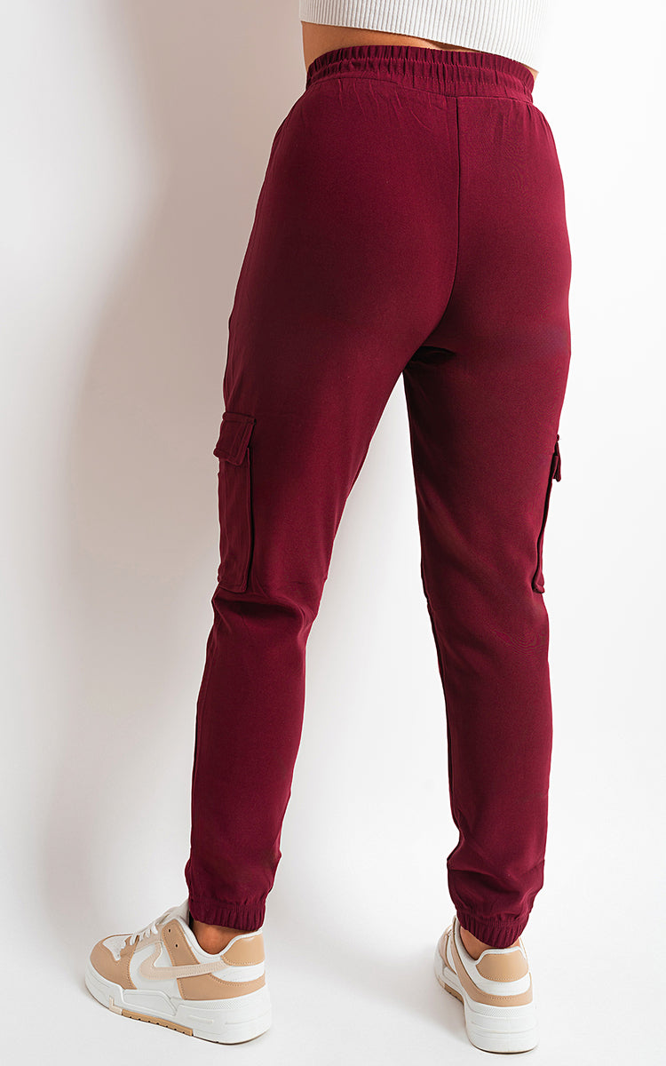 She Wears Glory™ Fleece Lined Cargo Pocket Trouser with Drawstring