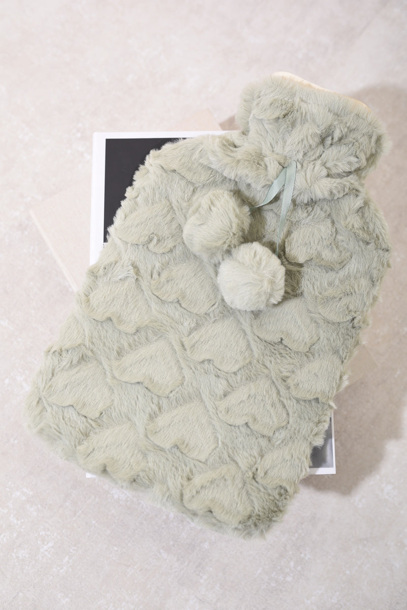She Wears Glory™ Faux Fur Hot Water Bottle