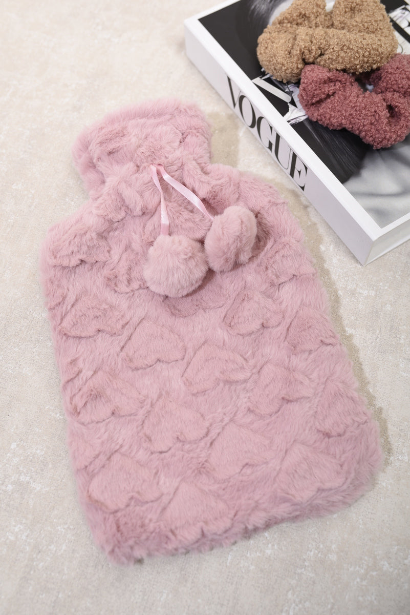 She Wears Glory™ Faux Fur Hot Water Bottle