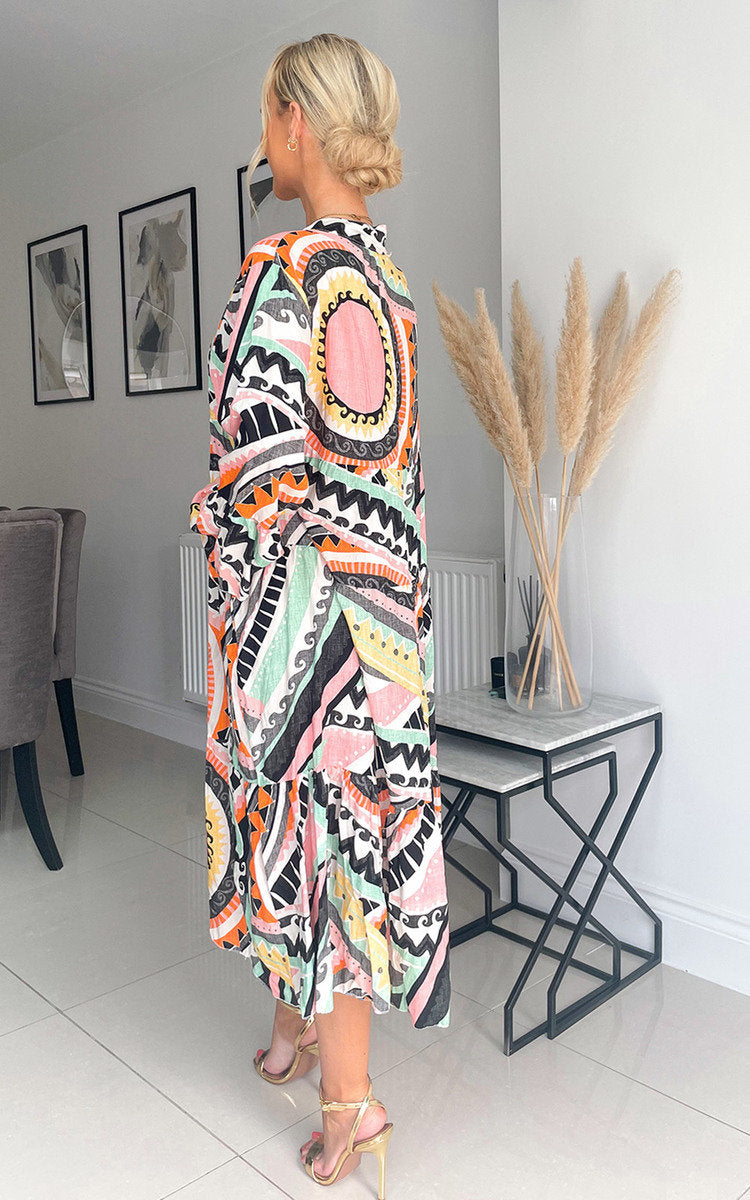 She Wears Glory™ Printed Midi Dress