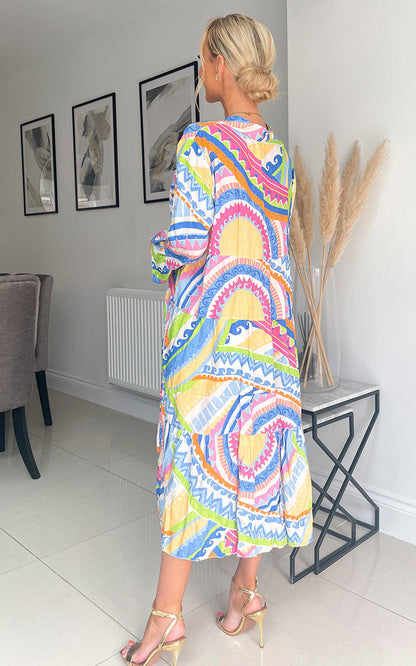 She Wears Glory™ Printed Midi Dress