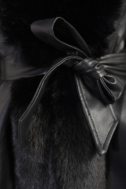 Faux Fur Trim Winter Jacket - She Wears Glory Beverly Hills