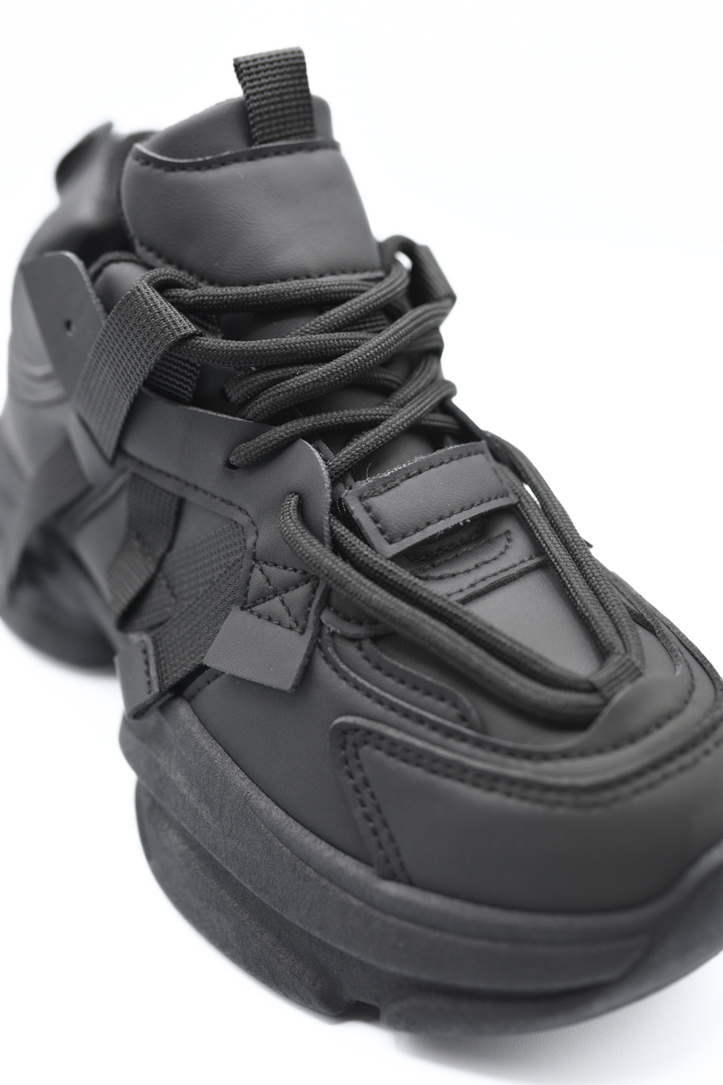 Lace Up Platform Chunky Trainers - She Wears Glory Beverly Hills