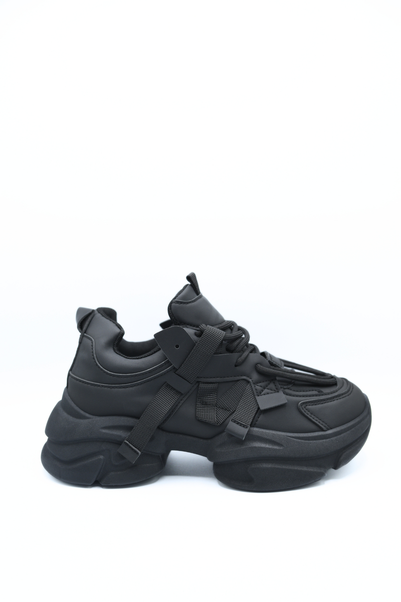 Lace Up Platform Chunky Trainers - She Wears Glory Beverly Hills