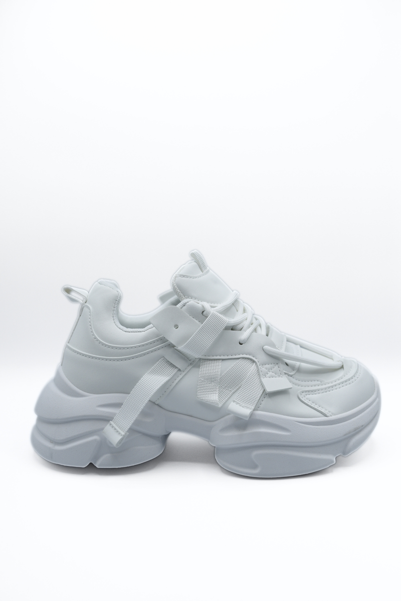Lace Up Platform Chunky Trainers - She Wears Glory Beverly Hills