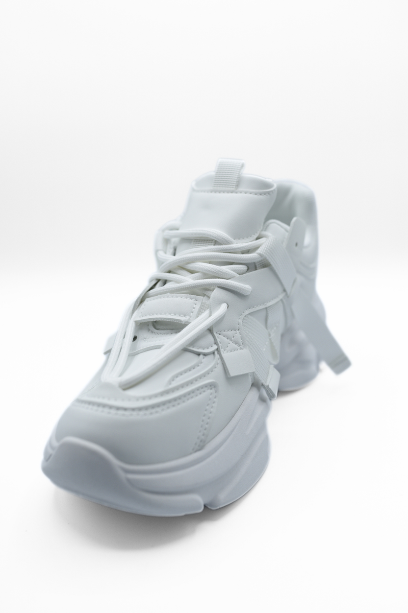 Lace Up Platform Chunky Trainers - She Wears Glory Beverly Hills