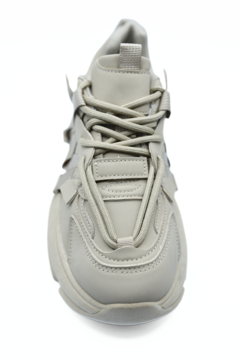 Lace Up Platform Chunky Trainers - She Wears Glory Beverly Hills