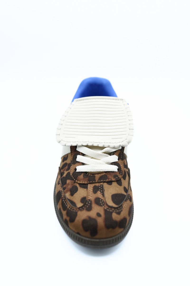 Lace-Up Flip Tongue Round Toe Trainers - She Wears Glory Beverly Hills