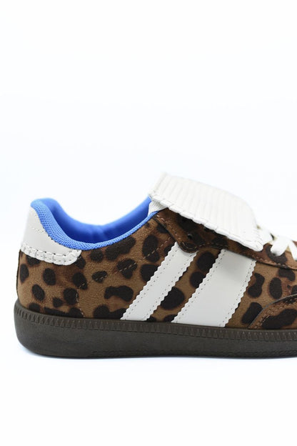 Lace-Up Flip Tongue Round Toe Trainers - She Wears Glory Beverly Hills