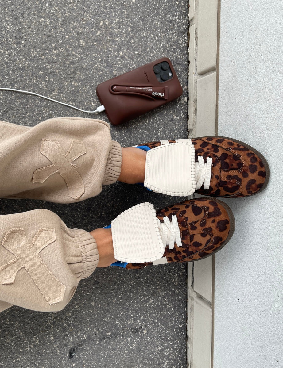 Lace-Up Flip Tongue Round Toe Trainers - She Wears Glory Beverly Hills