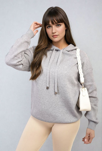 She Wears Glory™ New York City Print Knitted Hoodie