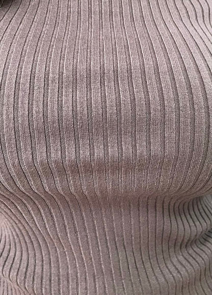 She Wears Glory™ Fitted Long Sleeve Fluffy Knitted Top