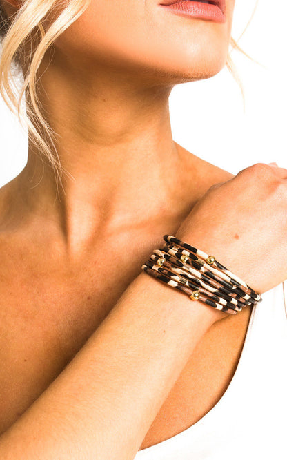 She Wears Glory™ Leopard Print Bracelet